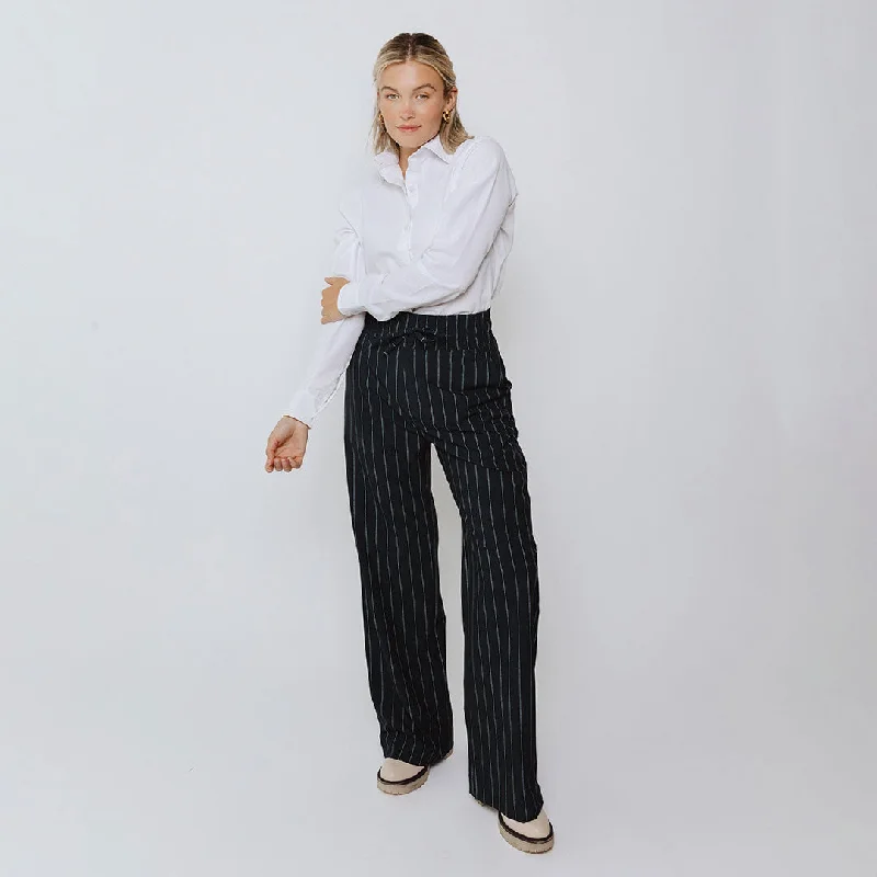 Audrey Trouser, Navy Pinstripe Trousers Recommended Stylist