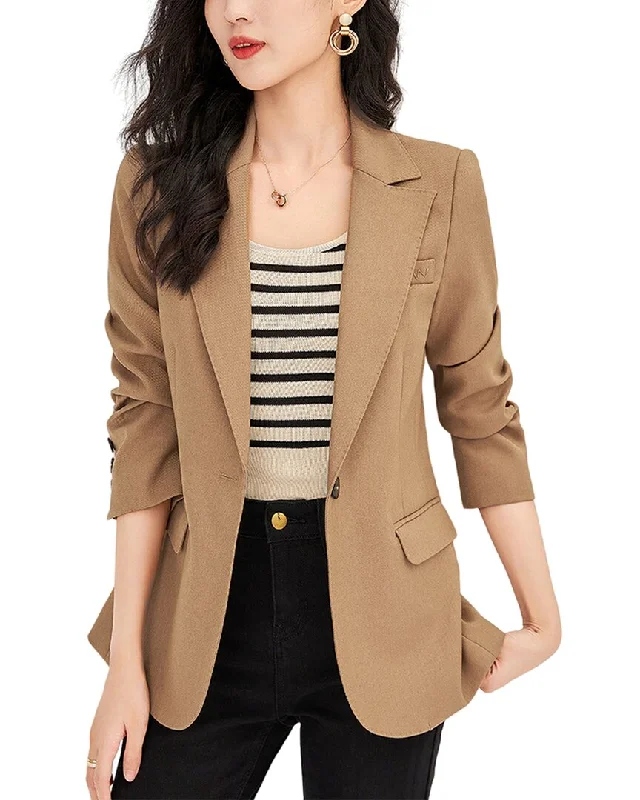 Wlzd Wool-Blend Blazer Women's Trendy Jacket