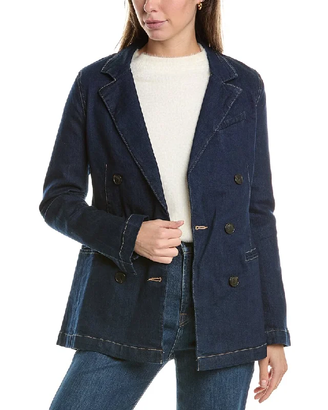 Derek Lam 10 Crosby Walter Wool-Blend Blazer Women's Vintage Jacket