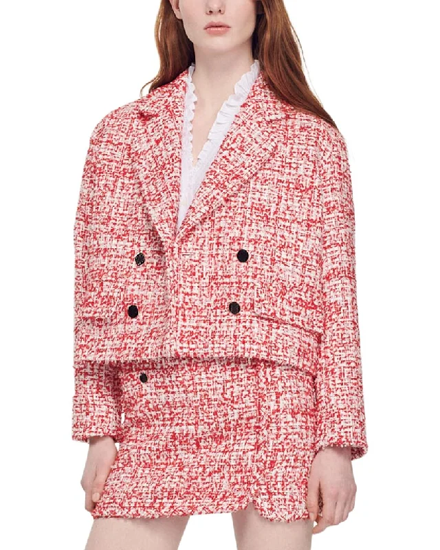 Sandro Avila Suit Blazer Women's Print Jacket