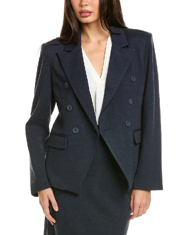 Badgley Mischka Chain Lock Jacquard Blazer Women's Classic Blazer