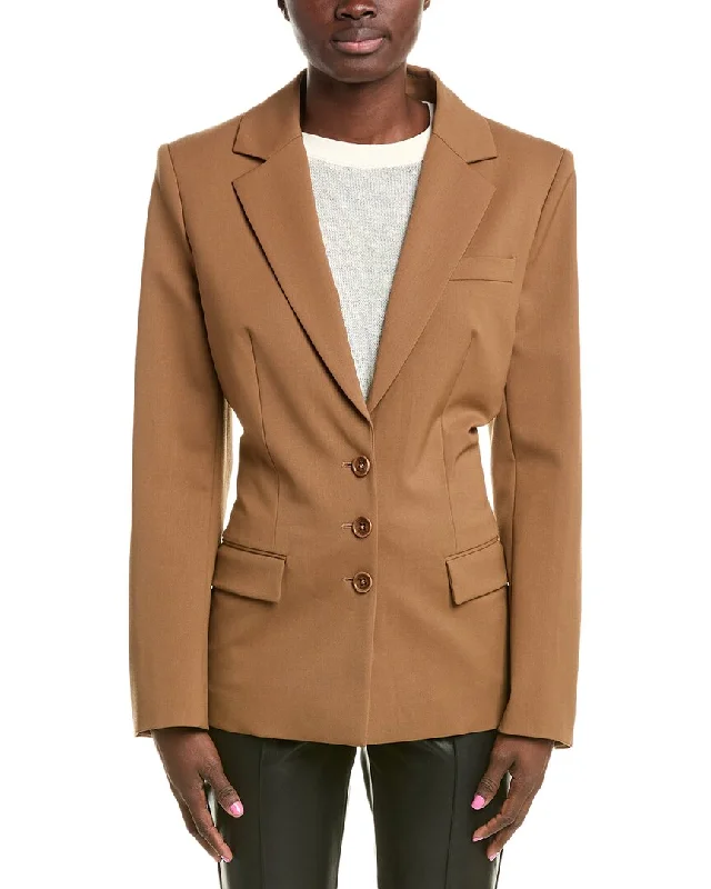 Alberta Ferretti Wool-Blend Blazer Women's Premium Blazer