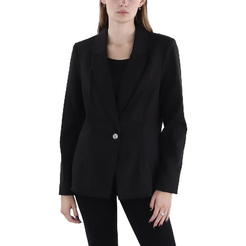 Womens Collar Business One-Button Blazer Women's Classic Blazer