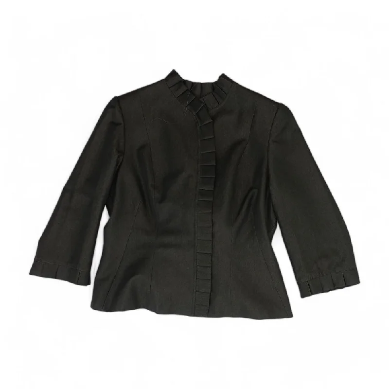 Black Solid Blazer Women's Premium Blazer