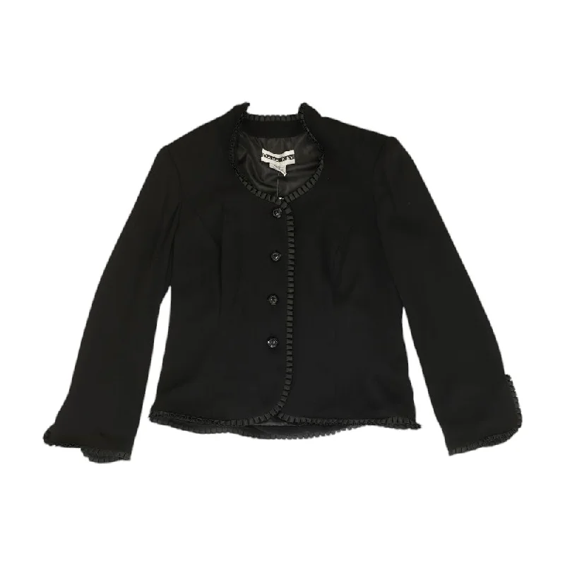 Black Solid Blazer Women's Boutique Jacket