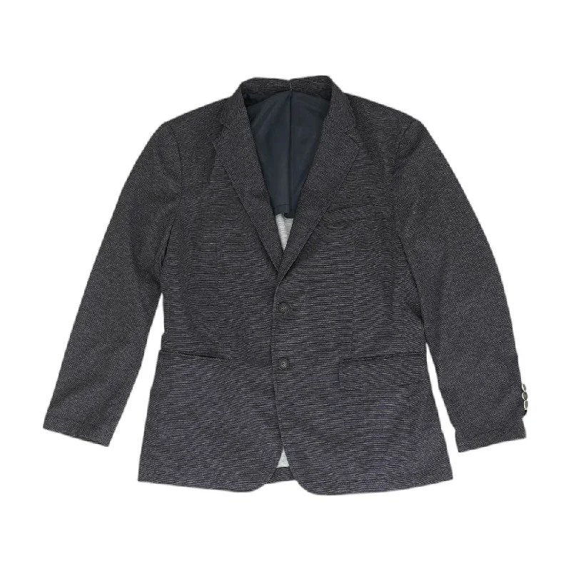 Charcoal Solid Blazer Women's High-End Blazer