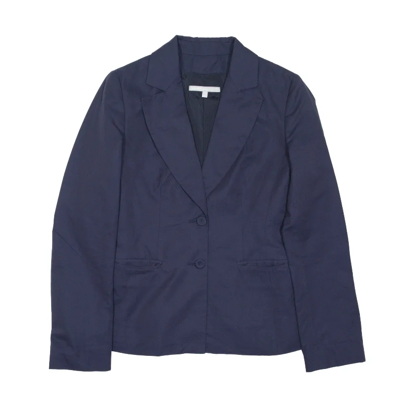 FERRE MILANO Tailored Blazer Jacket Blue Womens S Women's Professional Jacket