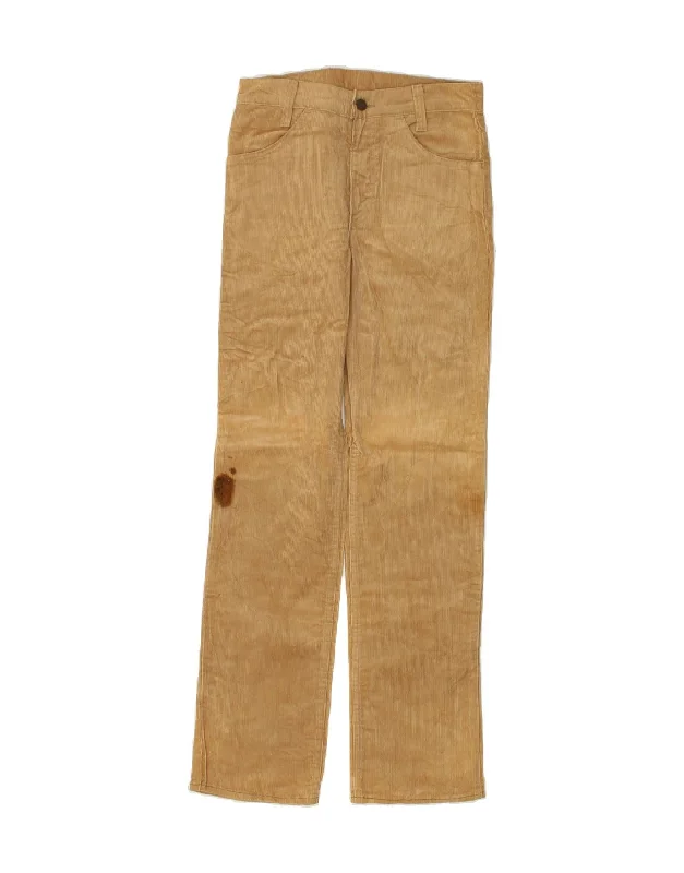 LEVI'S Womens Straight Corduroy Trousers W28 L30 Brown Trousers Review Highly