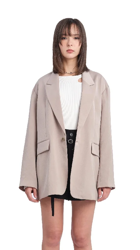 Loose Fit Blazer Women's Radiation Jacket