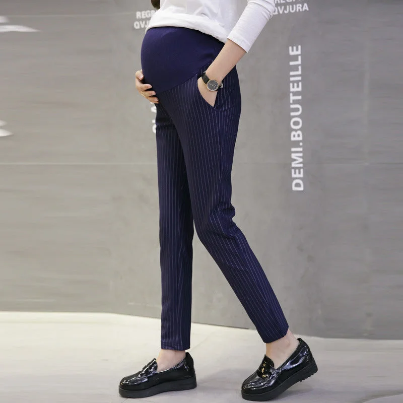 NiDELL: Pregnant Women’s Elegant Straight Leg Trousers For Autumn Trousers Business Professional