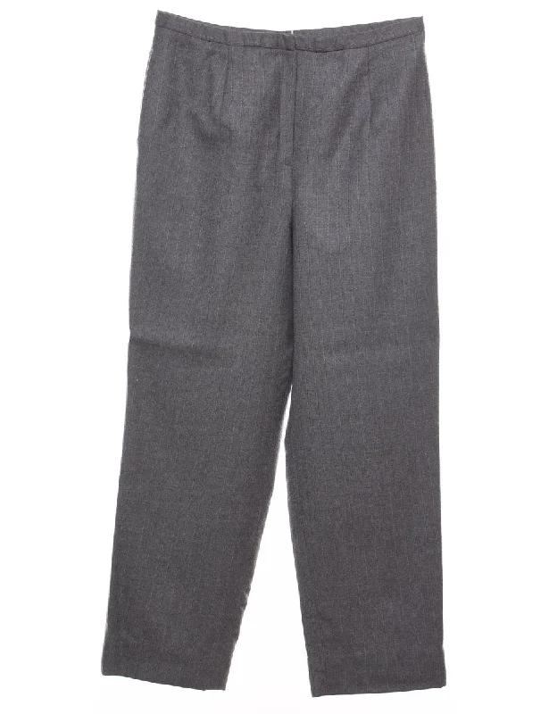 Pendleton Grey Tapered Trousers - W30 L28 Trousers fashionable trendy