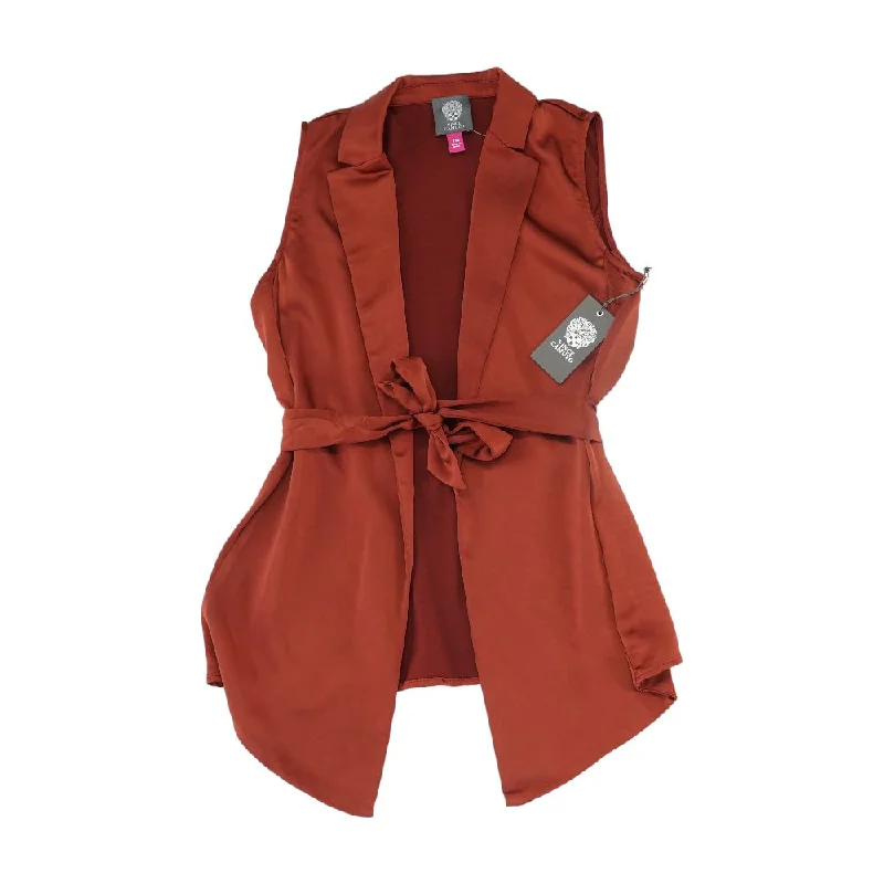 Rust Solid Blazer Women's Advanced Suit