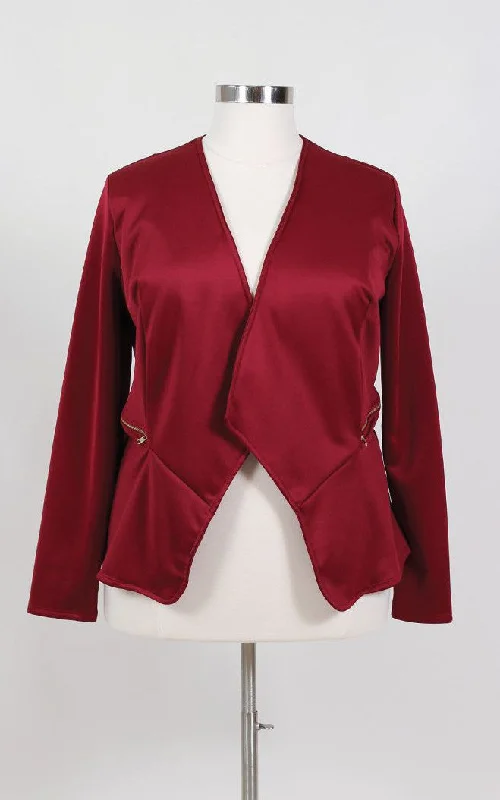 Chic Blazer - Marsala Summer Women's Jacket