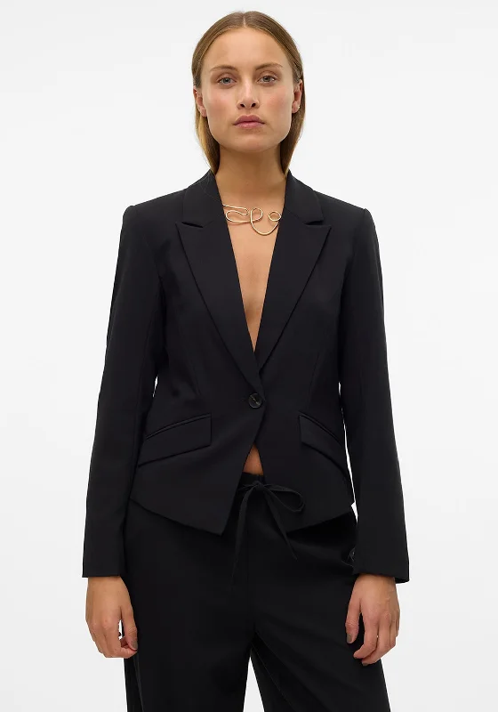 Vero Moda Babette Fitted Blazer, Black Winter Women's Blazer