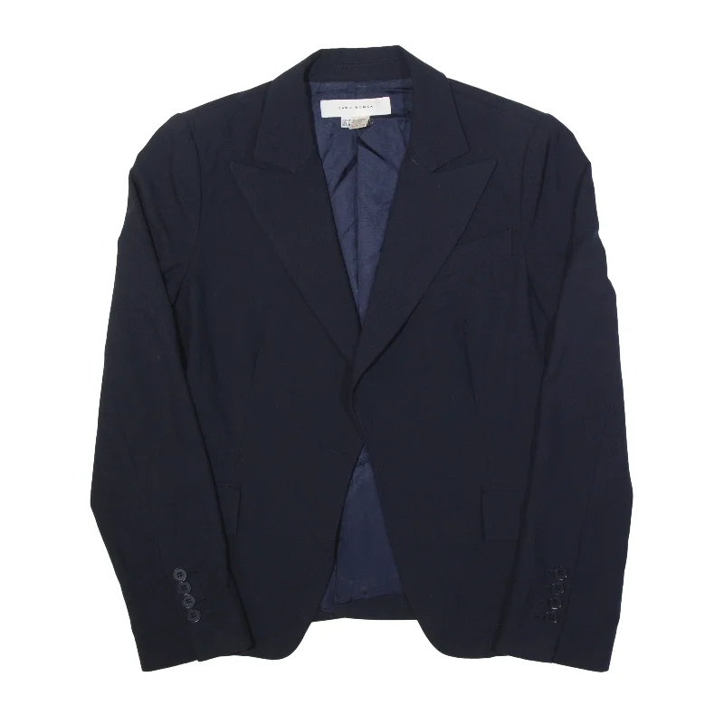 ZARA Blazer Jacket Blue Womens S Women's Trendy Jacket