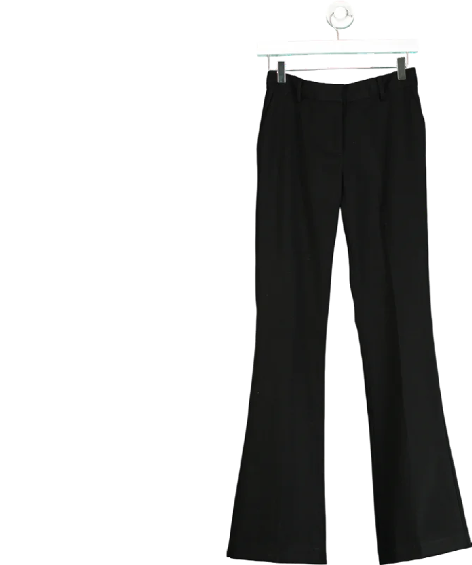 BOA Black Wide Leg Suit Trousers UK S Trousers Winter Warm