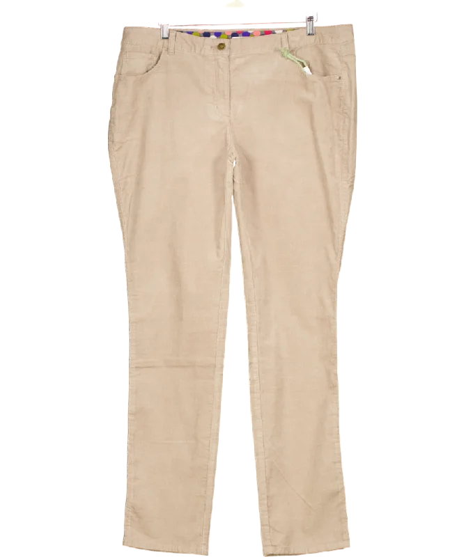 boden stone 5 Pocket Corduroy Slim Trousers UK 18 LONG Trousers Exclusive Limited