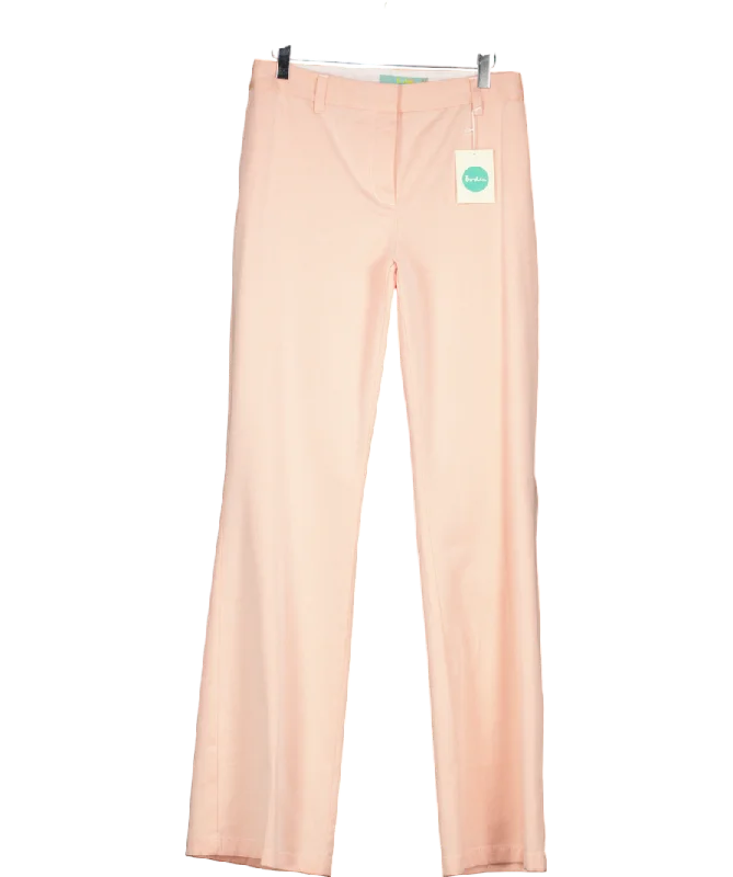 Boden Pink Mina Linen Trouser Long UK 18 Trousers Favorite Customer