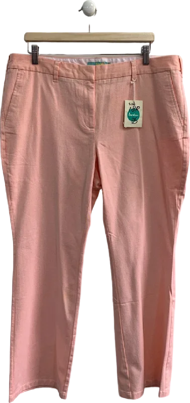 Boden Pink Straight Leg Trousers Size 18R Trousers Trousers Formal