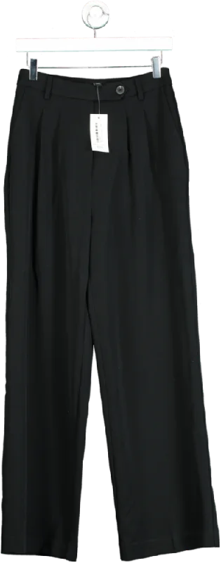 New Look Black Wide Leg Trousers UK 10 Trousers Harem Relaxed Fit