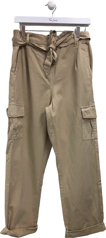 Threadbare Khaki Cargo Trousers UK 12 Trousers cozy comfortable